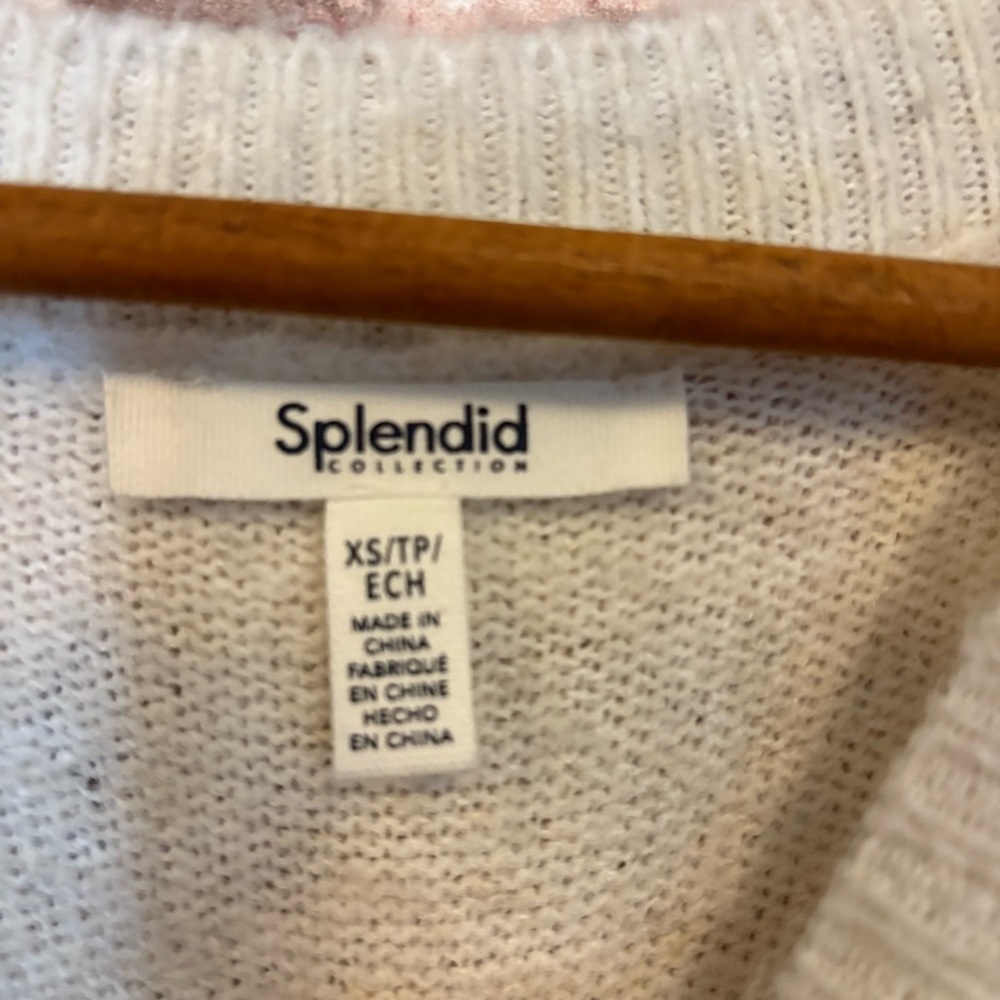 Splendid Off-White Knit Pullover - Picture 4 of 6